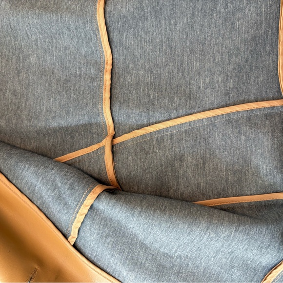 Teenflo Tan Faux Leather Jacket with Cotton Lining - Picture 6 of 6